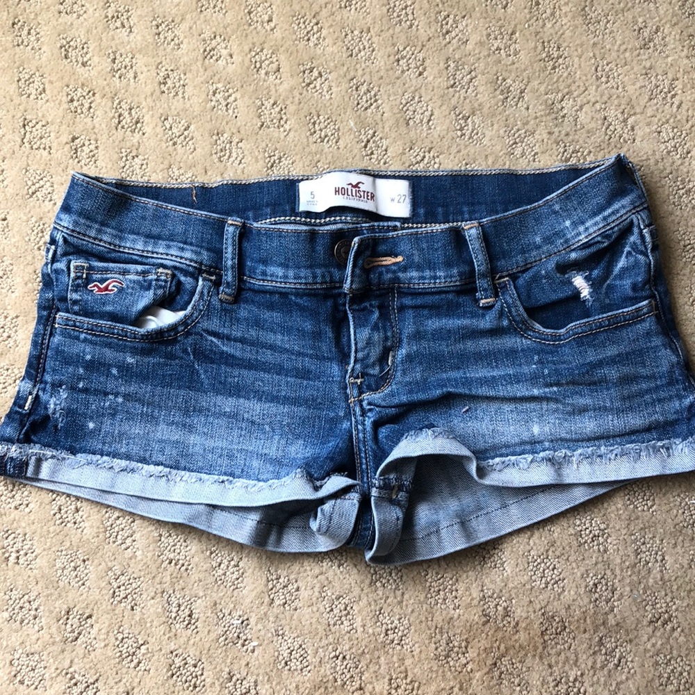 Denim shorts